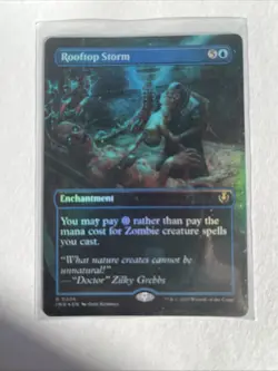 1x MTG Rooftop Storm (Borderless, Foil) - Innistrad Remastered (INR) #306 - Image 1