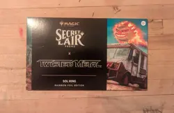 MTG Secret Lair x Playstation Twisted Metal SOL RING Sweet Tooth FOIL Promo - Image 1