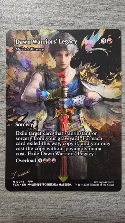 Dawn Warriors' Legacy (Rare Showcase) #41 Final Fantasy FCA MTG Near Mint - Image 1