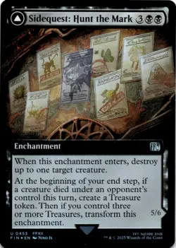 MTG Sidequest: Hunt the Mark (Extended Art) Foil NM FINAL FANTASY Magic 453 - Image 1