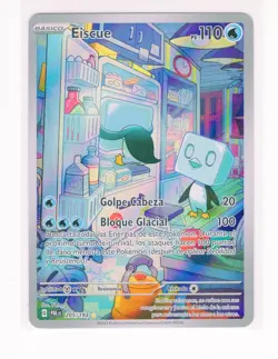~ESP~ SPANISH Eiscue Paldea Evolved 205 Pokemon Card (G4) - Image 1