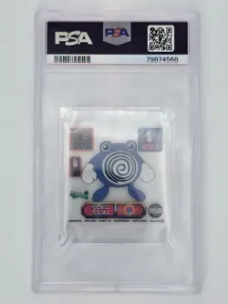 PSA 9 Mint Poliwhirl Pokemon Amada (1998) Super DX - D20 Clear - Image 2