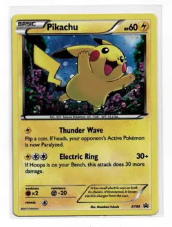 Pikachu (Collector Chest) XY89 XY Holo Pokemon TCG Black Star Promo - Image 3