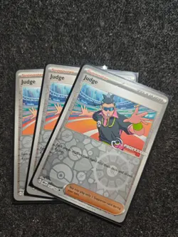 Pokemon TCG Destined Rivals Professor Program Judge Holo Promo 167/182 - Image 2