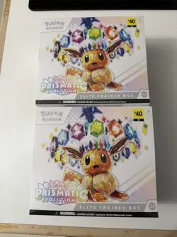 Pokemon Prismatic Evolutions Elite Trainer Box Factory Sealed 2x ETBs LOT OF 2 - Image 1