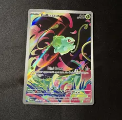 Pokemon TCG Bulbasaur 133/132 Illustration Rare Holo Mega Evolution English - Image 3