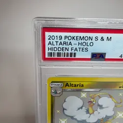 Altaria, SV37/SV94, Hidden Fates, R, Shiny Holo, PSA 9, Mint - Image 2