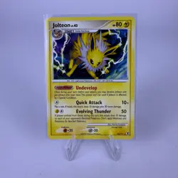 Pokemon TCG Jolteon LV.43 Diamond & Pearl Rising Rivals 26/111 Rare LP - Image 1