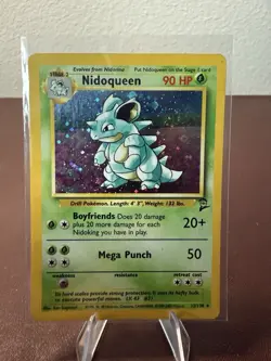 Nidoqueen Holo Rare Pokemon TCG Jungle 12/130 Vintage WOTC - Image 1