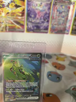 Pokemon TCG Iron Leaves EX Scarlet & Violet Temporal Forces 203/162 - Image 3