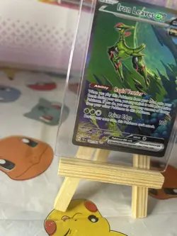 Pokemon TCG Iron Leaves EX Scarlet & Violet Temporal Forces 203/162 - Image 5