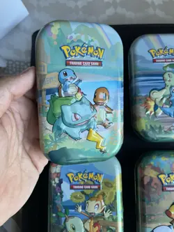 ALL 8 EMPTY Pokemon Celebrations 25th Anniv Mini Tins Complete Set |No Contents✨ - Image 5