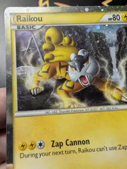 Pokemon Raikou HGSS19 Promo Holo - Image 4