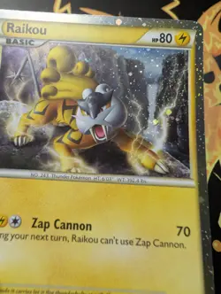 Pokemon Raikou HGSS19 Promo Holo - Image 5