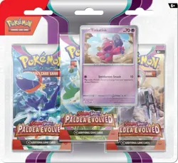 Pokemon Scarlet & Violet Paldea Evolved SV2 3-Pack Blister (Random) NEW - Image 1