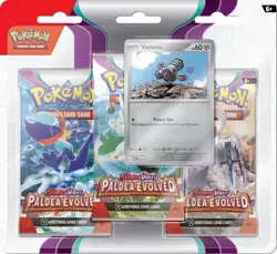 Pokemon Scarlet & Violet Paldea Evolved SV2 3-Pack Blister (Random) NEW - Image 2