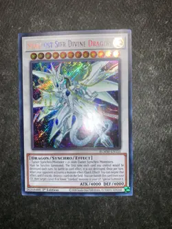 Yu-Gi-Oh! TCG Stardust Sifr Divine Dragon BLMM-EN151 1st Edition Secret Rare NM - Image 1
