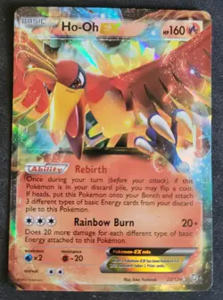 Ho-Oh Ex 22/124 Pokemon TCG Black & White: Dragons Exalted Ultra Rare Card LP - Image 1