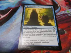 Avatar the Last Airbender MTG Accumulate Wisdom Card #0044 - Image 1