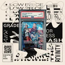 2025 One Piece Promos Shanks #001 PSA MAGAZINE EXCLUSIVE PSA 10 Graded Card - Image 1