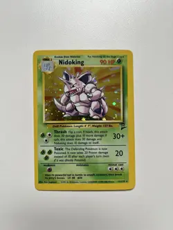 1999-2000 WOTC Pokemon Base Set 2 Nidoking 11/130 Holo Card (NM) - Image 1
