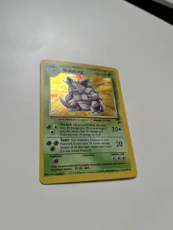 1999-2000 WOTC Pokemon Base Set 2 Nidoking 11/130 Holo Card (NM) - Image 2