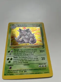 1999-2000 WOTC Pokemon Base Set 2 Nidoking 11/130 Holo Card (NM) - Image 3