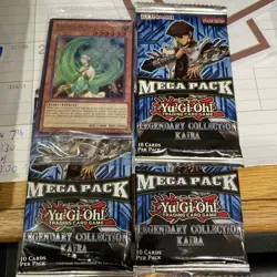 Yugioh TCG Legendary Collection KAIBA 10-Card Mega Pack Lot of 3 With Promo - Image 1