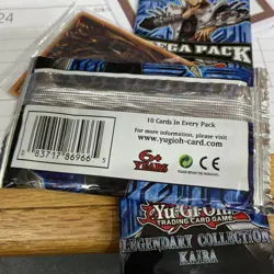 Yugioh TCG Legendary Collection KAIBA 10-Card Mega Pack Lot of 3 With Promo - Image 3