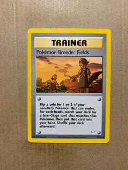 Pokemon Breeder Fields 62/64 Neo Revelation - Uncommon Pokemon Card - HP - Image 1