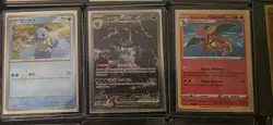 TCG English And Japanese Pokemon Lot SAR PROMO Full Art Holo Metal Card - Image 3