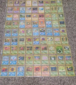 Lot 81 Pokemon Cards TCG Aerodactyl Hypno Mr. Mime Holographic - Image 1
