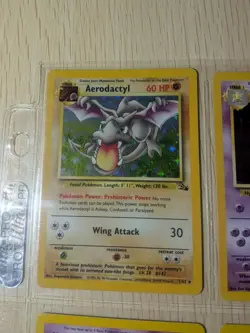 Lot 81 Pokemon Cards TCG Aerodactyl Hypno Mr. Mime Holographic - Image 3