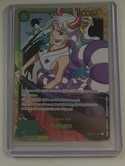 YAMATO OP01-121 Secret Rare SEC One Piece Card Game Romance Dawn English NM/M - Image 1