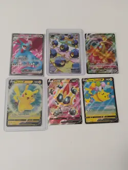 Pokemon Flying Pikachu Celebrations/VMAX/Full Art/Illustration Rare Holo Cards - Image 1
