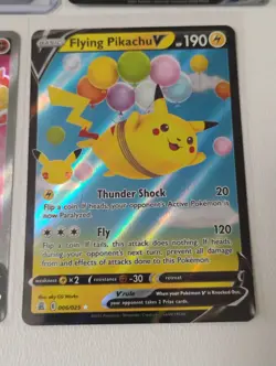 Pokemon Flying Pikachu Celebrations/VMAX/Full Art/Illustration Rare Holo Cards - Image 2