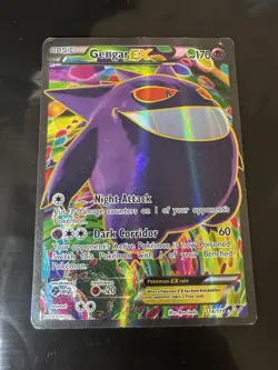 Pokemon Gengar EX Full Art Holo Ultra Rare Card XY-Phantom Forces 114/119 - Image 1