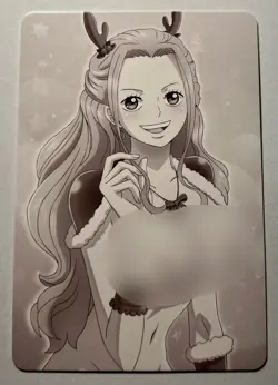 SEXY CHRISTMAS WAIFU Nefertari Vivi ONE PIECE ACG PREMIUM HOLOFOIL CARD NM - Image 2