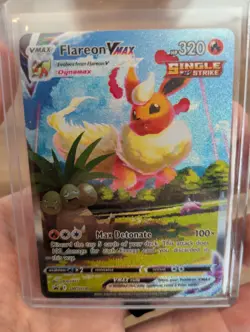 Pokemon TCG Flareon-EX Generations Holo Full Art Ultra Rare Card RC28/32 + 2 - Image 3