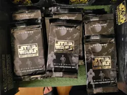 Star Wars CCG 8 BOOSTER PACKS* Factory Sealed Premiere Limited. 15cards per pack - Image 2