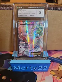 CGC 8 Mew EX 2016 Black Star Promos XY126 Pokemon Card - Image 1