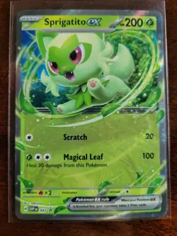 Sprigatito ex 087 Sv: Scarlet & Violet Promo Cards Holo - Image 1