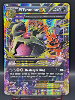 Pokemon Card - M Tyranitar EX 43/98 XY Ancient Origins Ultra Holo Rare MP - Image 1