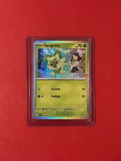 Sprigatito 191 Sv: Scarlet & Violet Promo Cards Holo - Image 1