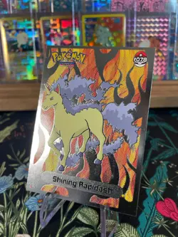 ??SHINING Rapidash Non-TCG 2024 SHINY POKEMON Card Kanto Peru Foil NM?? - Image 2