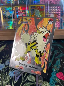 ??SHINING Arcanine Non-TCG 2024 SHINY POKEMON Card Kanto Peru Foil NM?? - Image 2