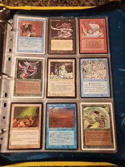 Vintage Magic The Gathering Collection Card Lot MTG 1993-1998 Pre-Rarity Symbol - Image 1