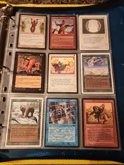 Vintage Magic The Gathering Collection Card Lot MTG 1993-1998 Pre-Rarity Symbol - Image 3