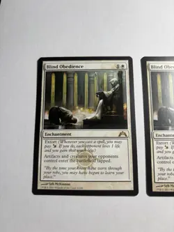MTG Magic the Gathering Blind Obedience (6/257) Gatecrash LP 2 Copies - Image 2