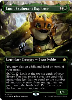 NM - Loot, Exuberant Explorer (Borderless) R Foundations 336 - Image 1